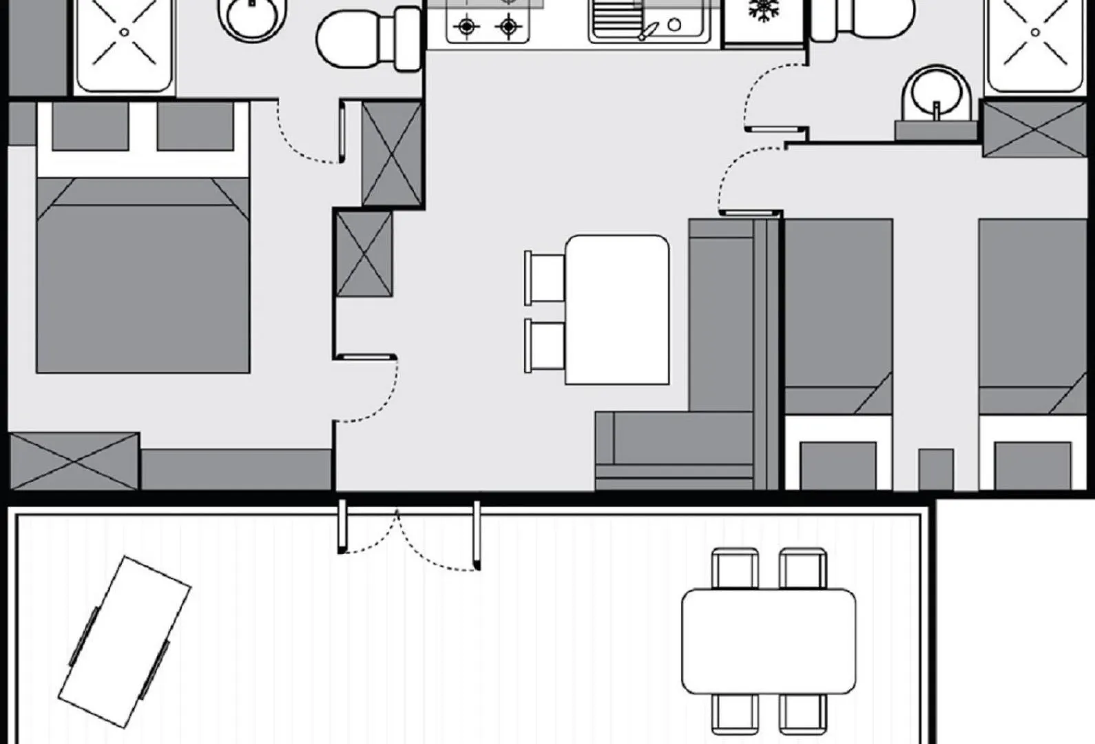 Mobilehome Victoria - Camp Soline Biograd Na Moru 4*,